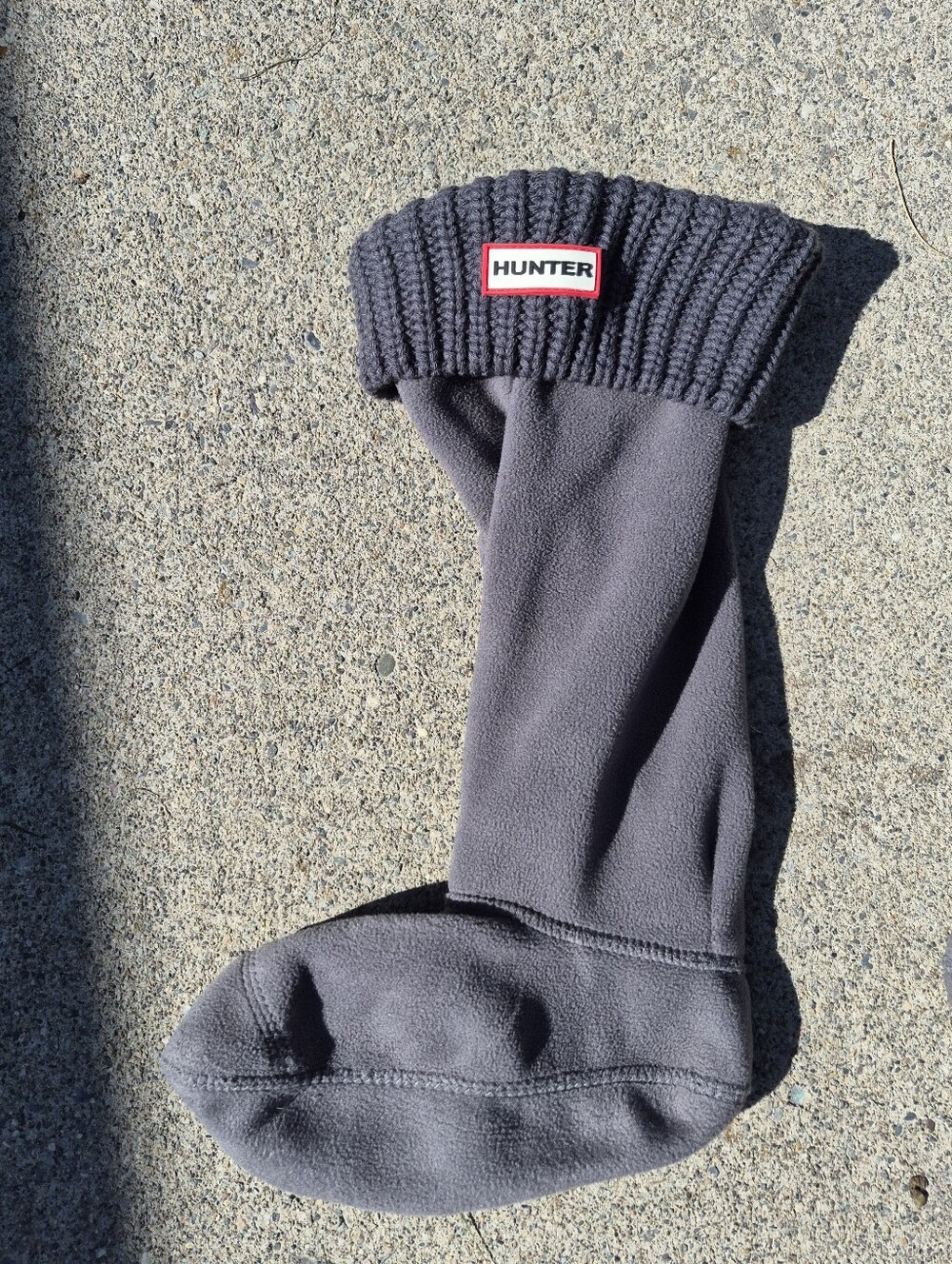 Hunter Tall Fleece Boot Socks with Ribbed Cuff